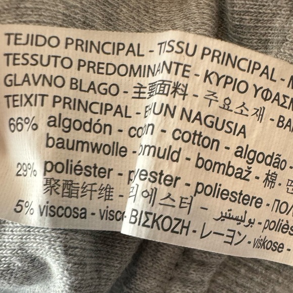 ZARA CROPPED CREW NECK SWEATSHIRT - Picture 8 of 8